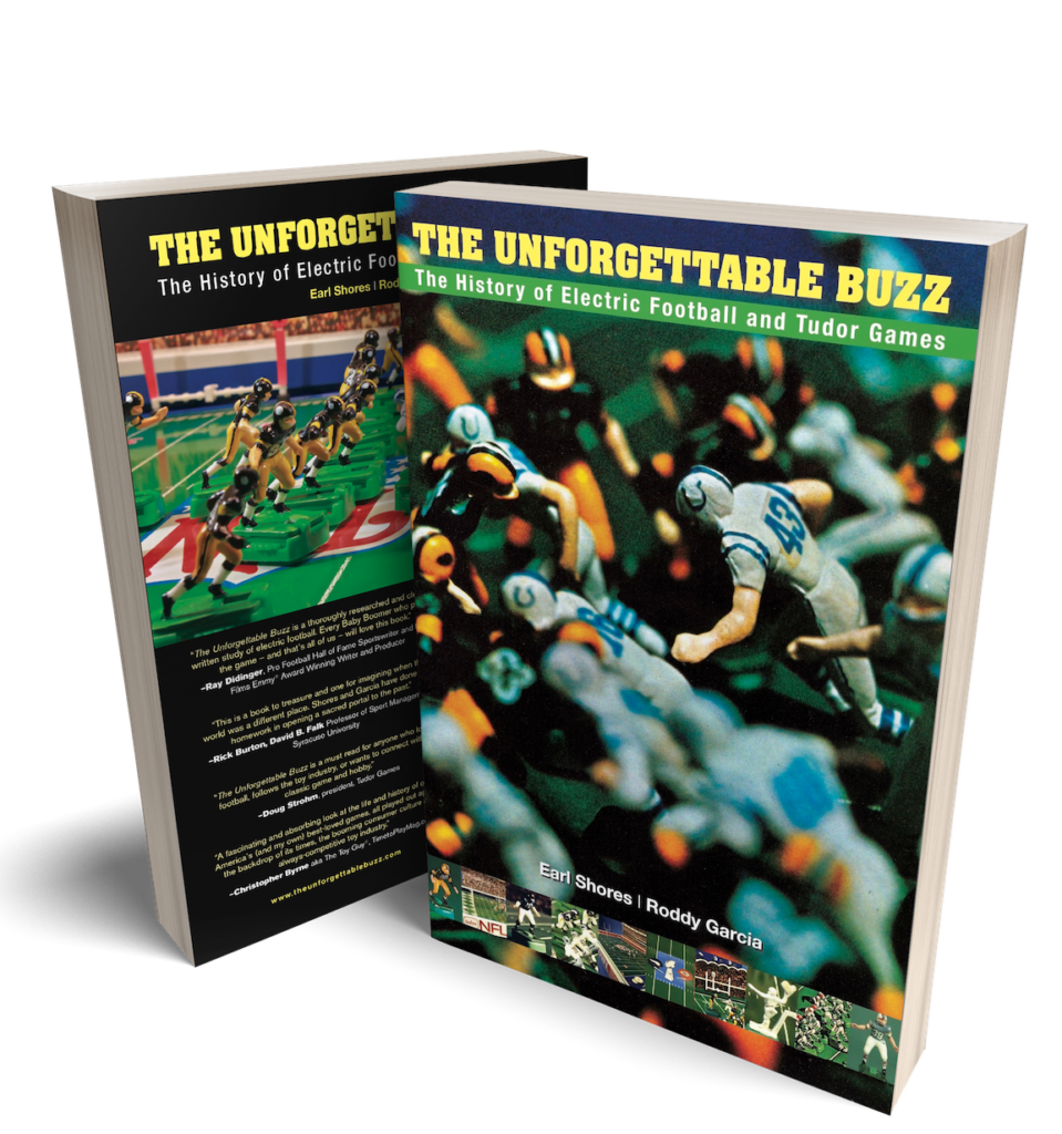 Electric Football Book The Unforgettable Buzz History of NFL and Tudor Games