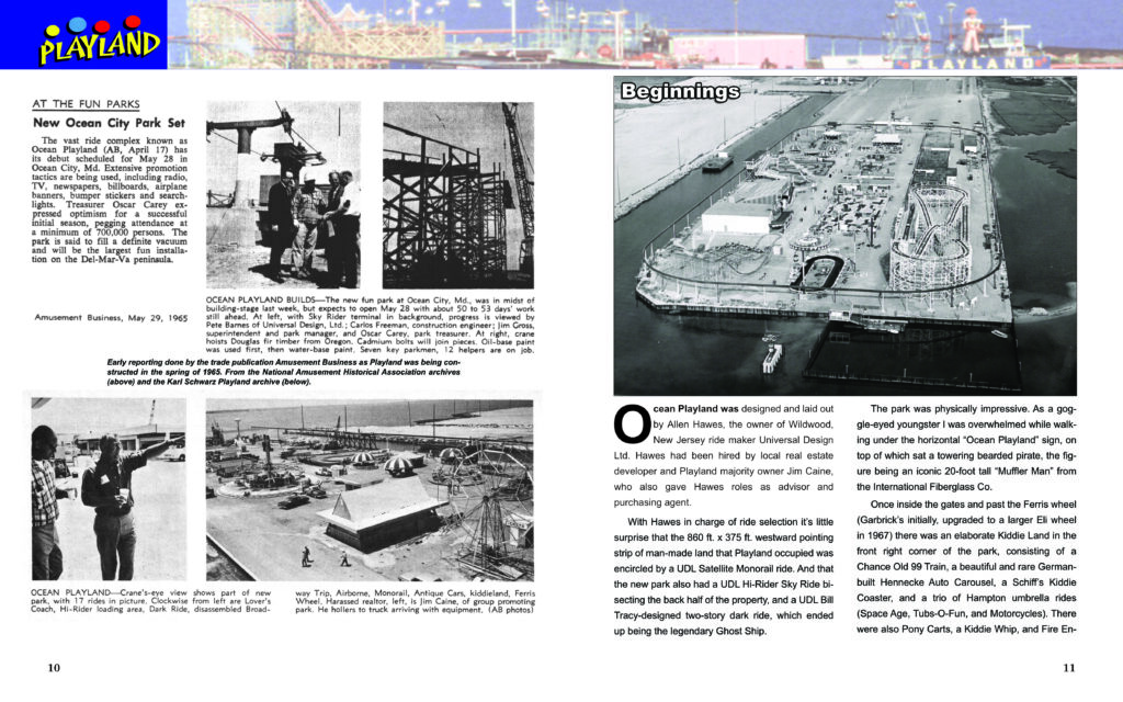 Playland In Photos Book Ocean City Maryland page spread